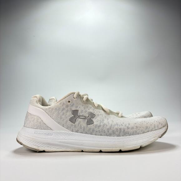Under Armour Charged Impulse Knit Gray Running Shoes 3022603-100 Women's Size 8 - Picture 1 of 10